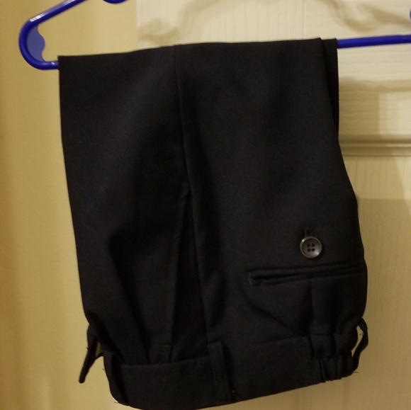 Navy Blue Toddler boys Suit - 3pc - Picture 4 of 5